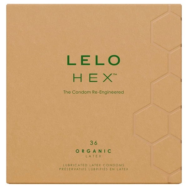 LELO Hex Organic - potencia óvszer (36db)