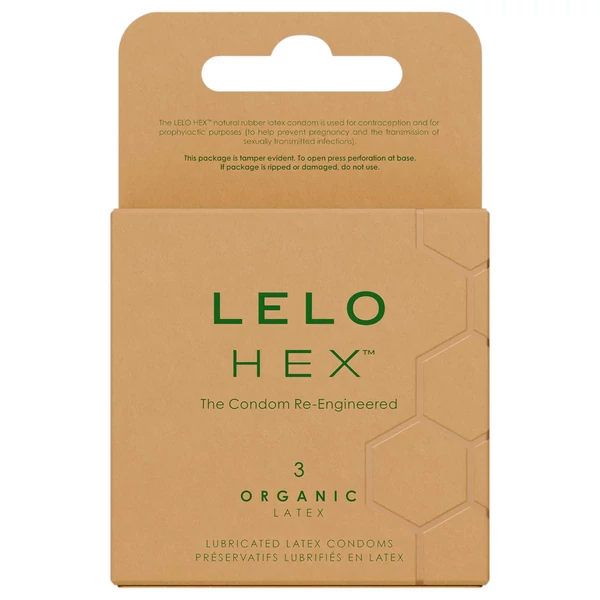 LELO Hex Organic - potencia óvszer (3db)