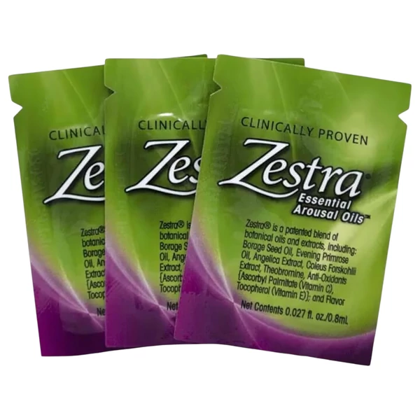 Zestra - stimuláló intim gél nőknek (3x0,8ml)