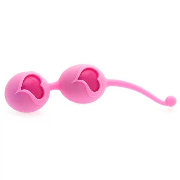 FEELZTOYS Desi - szíves gésagolyó duó (pink)