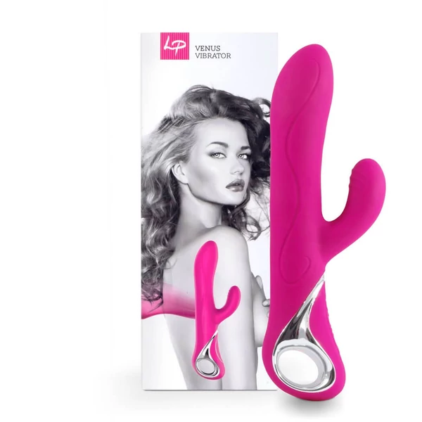 LoversPremium Venus - akkus, forgó G-pont vibrátor (pink)