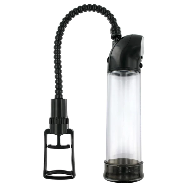 XLSUCKER - digitális potencia- és péniszpumpa (átlátszó)