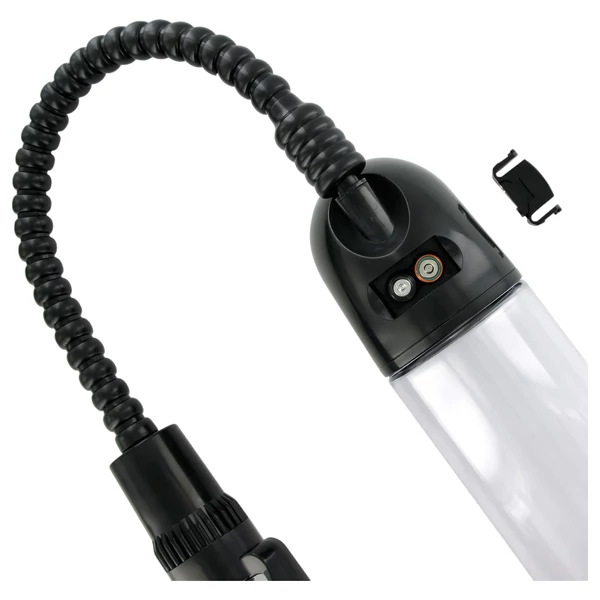 XLSUCKER - digitális potencia- és péniszpumpa (átlátszó)