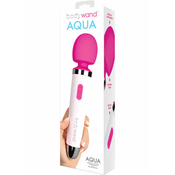 Bodywand Aqua Wand - vízálló masszírozó vibrátor (fehér-pink)