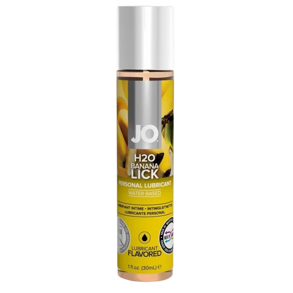 JO H2O banán - vízbázisú síkosító (30ml)