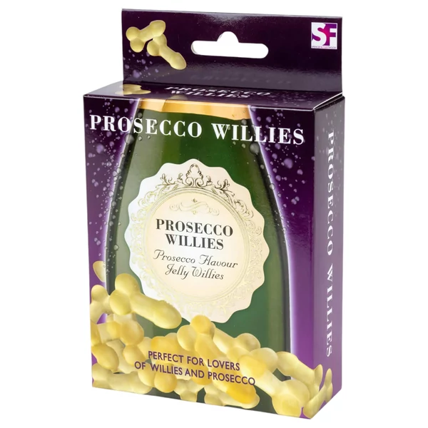 Prosecco Willies - pezsgő ízű, fütyi gumicukor (120g)