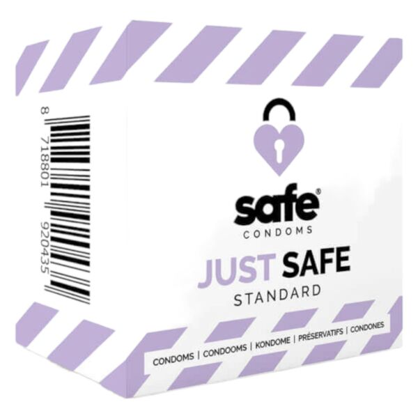 SAFE Just Safe - standard, vaníliás óvszer (5db)