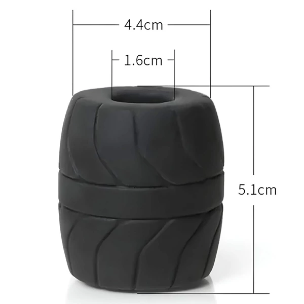 SilaSkin Ball Heregyűrű és nyújtó (fehér)