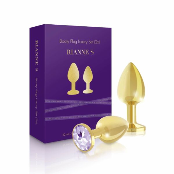 Rianne - 2 részes luxus análszett (arany)