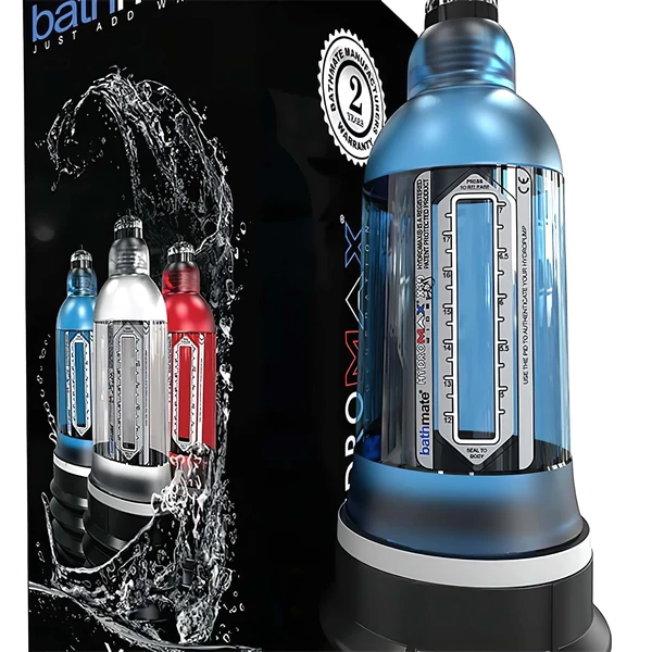 Bathmate Hydromax 7 Wide - hidraulikus péniszpumpa (kék)