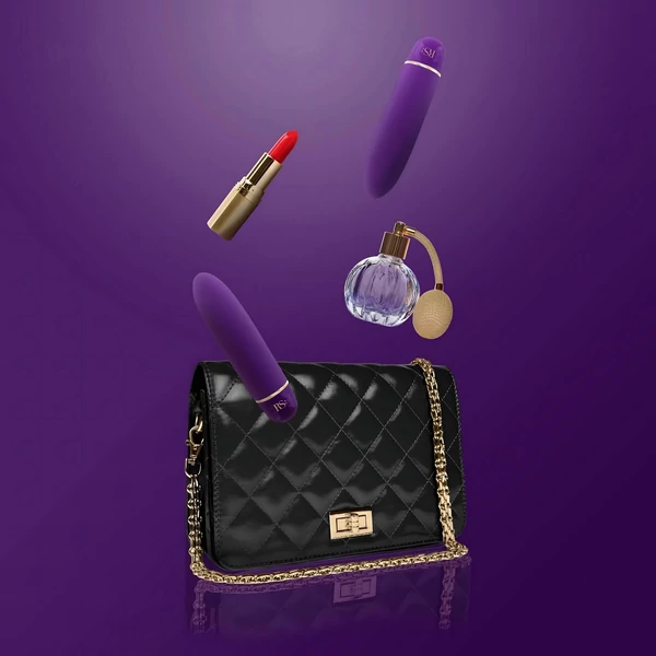 Rianne Essentials Classique Deep - szilikon rúzs vibrátor (lila)