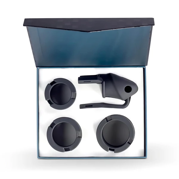 LOCK A WILLY - szilikon pénisz ketrec lakattal (fekete)