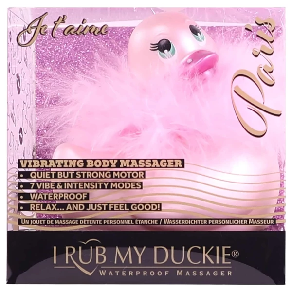 My Duckie Paris 2.0 - vízálló kacsa csikló vibrátor (pink)