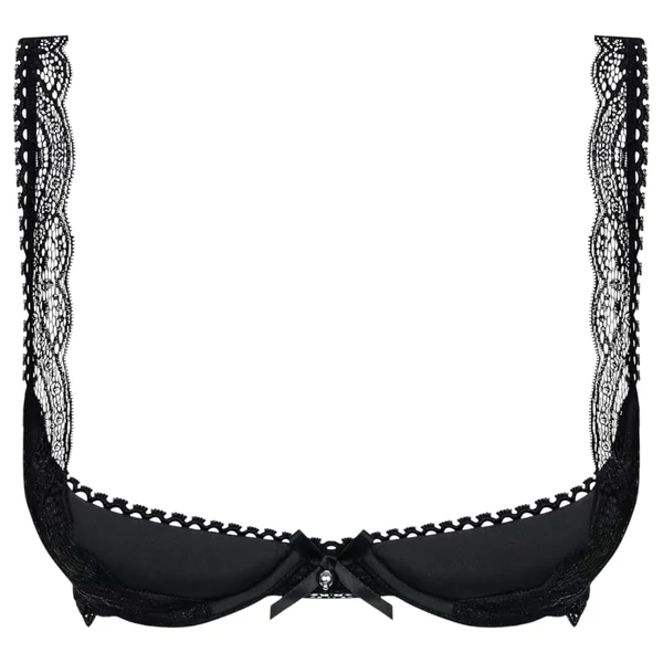 Obsessive Miamor - csipkés mellemelő (fekete)