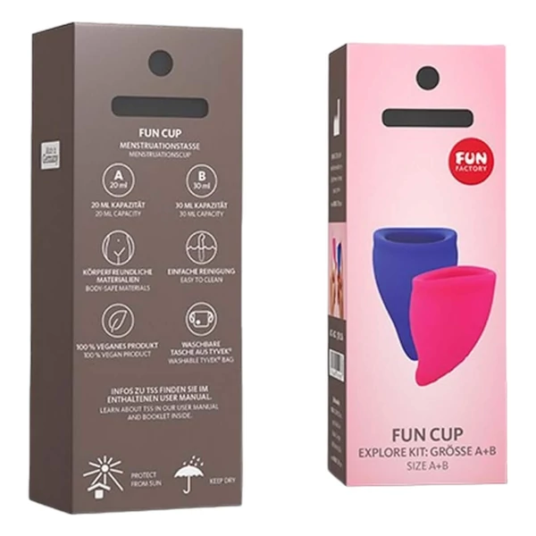 Fun Factory Fun Cup - menstruációs kehely szett (2db)