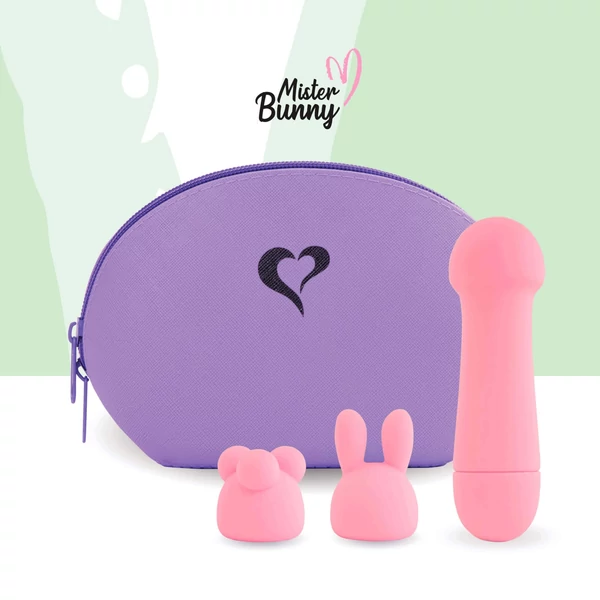FEELZTOYS Mister bunny - mini masszírozó vibrátor szett (pink)