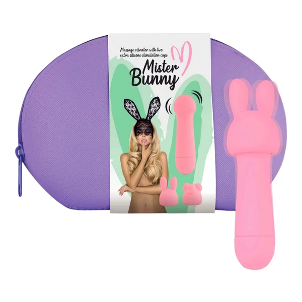 FEELZTOYS Mister bunny - mini masszírozó vibrátor szett (pink)